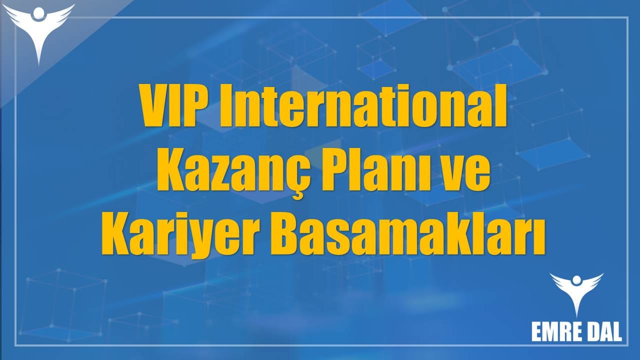 VIP International Kazanç Planı ve Kariyer Basamakları