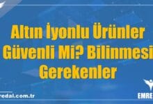 Altın İyonlu Ürünler Güvenli Mi? Bilinmesi Gerekenler