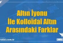 Altın İyonu İle Kolloidal Altın Arasındaki Farklar