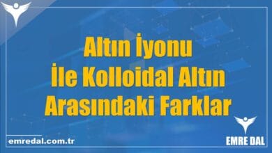Altın İyonu İle Kolloidal Altın Arasındaki Farklar