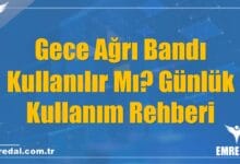 Gece Ağrı Bandı Kullanılır Mı? Günlük Kullanım Rehberi
