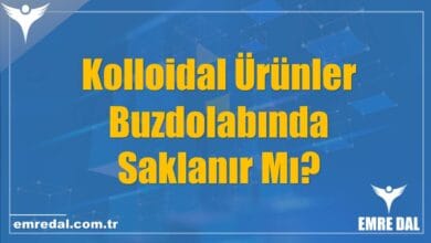 Kolloidal Ürünler Buzdolabında Saklanır Mı?