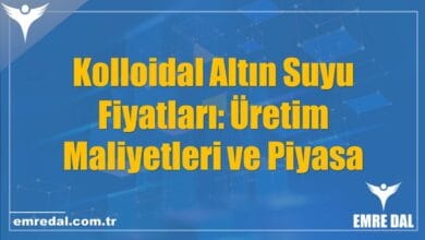 Kolloidal Altın Suyu Fiyatları: Üretim Maliyetleri ve Piyasa