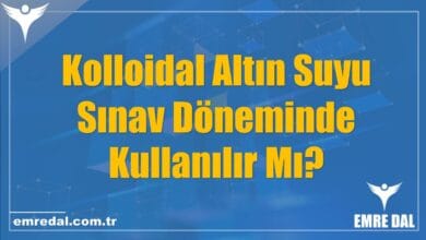 Kolloidal Altın Suyu Sınav Döneminde Kullanılır Mı?